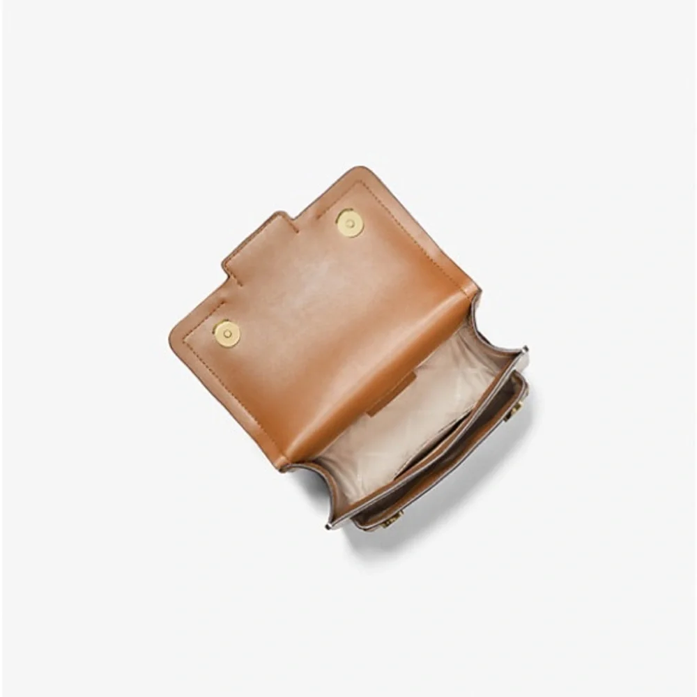 NWOT Michael Kors Heather Extra-Small Leather Crossbody bag